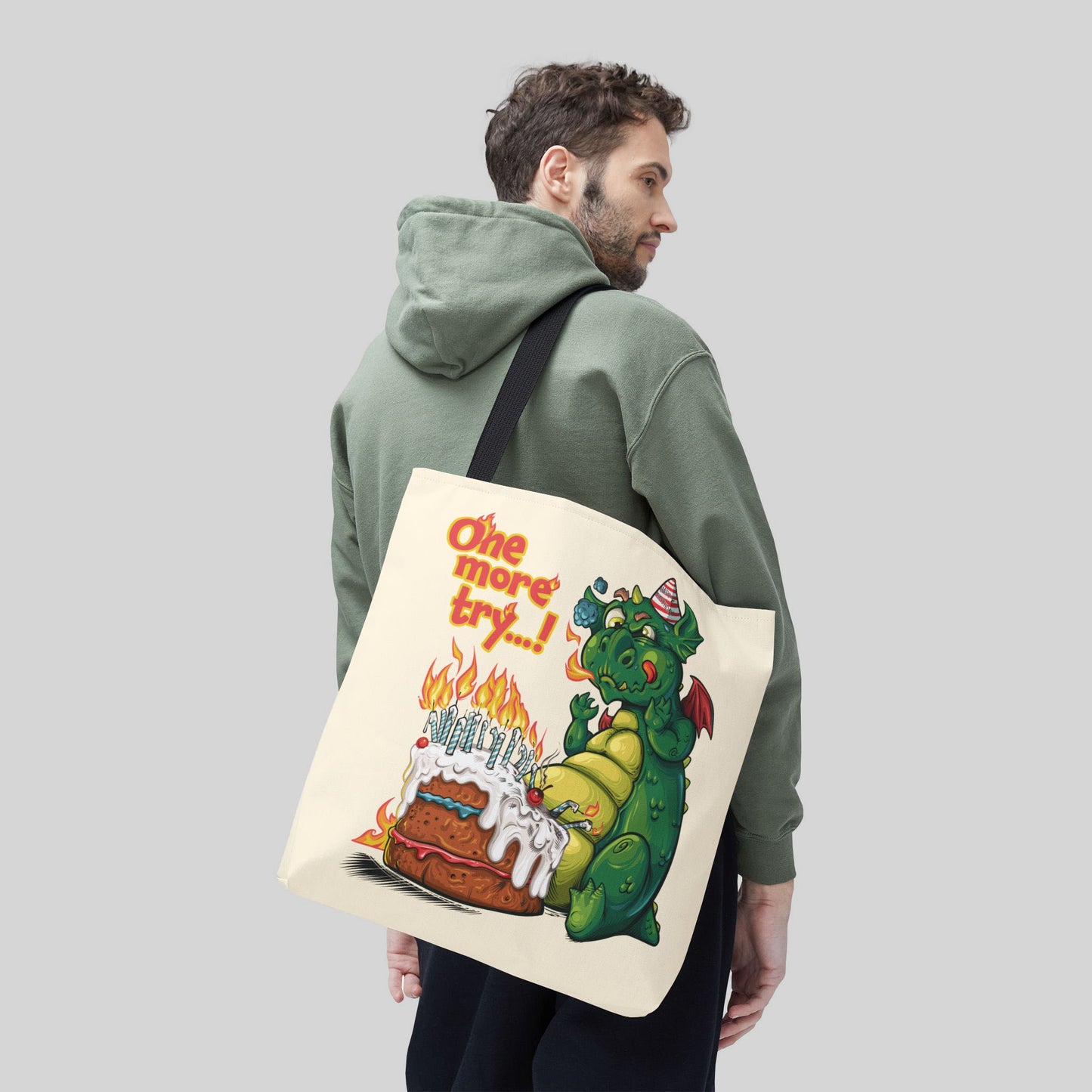 Dragon's Birthday Blowout - Tote Bag