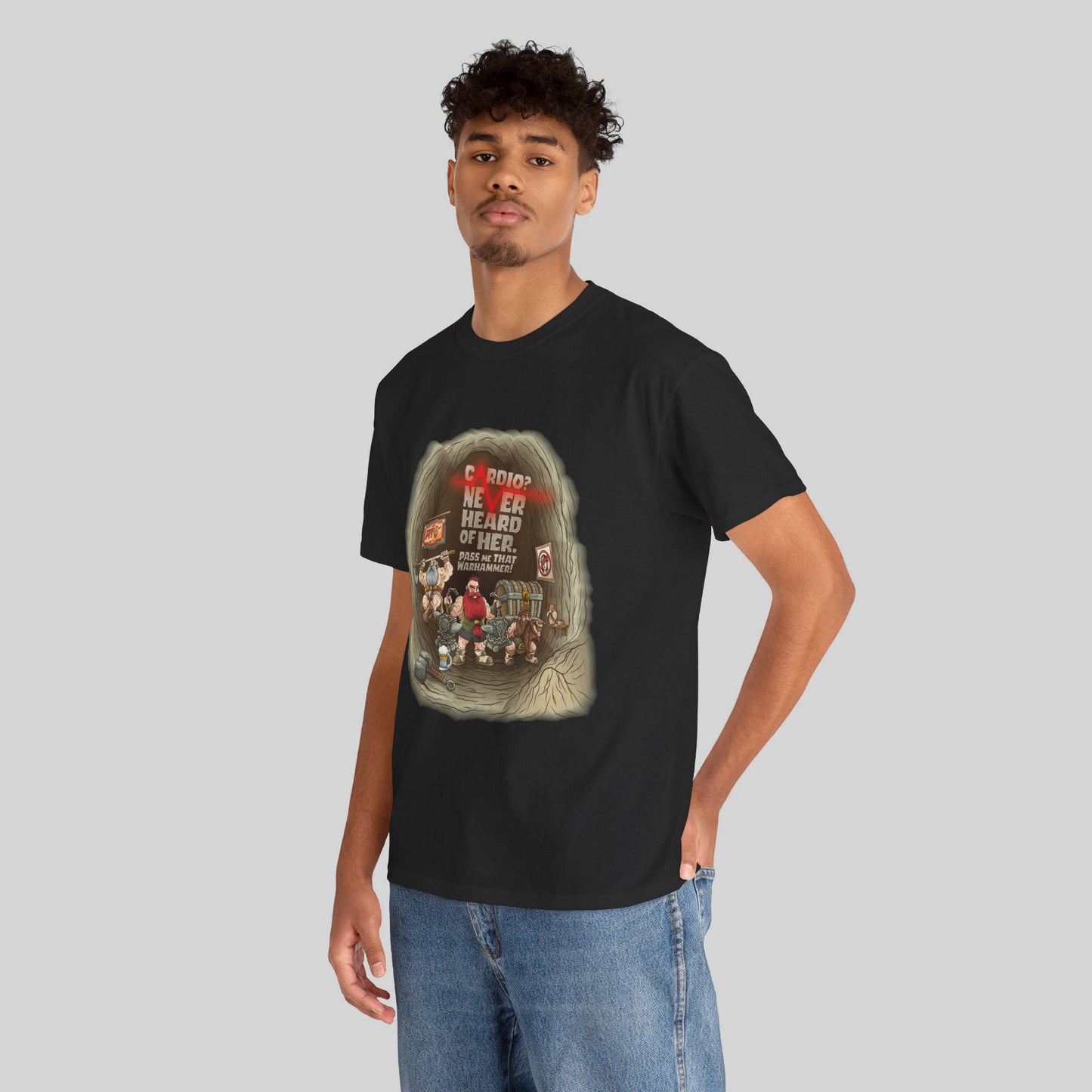Cardio? Never Heard of Her - T-Shirt