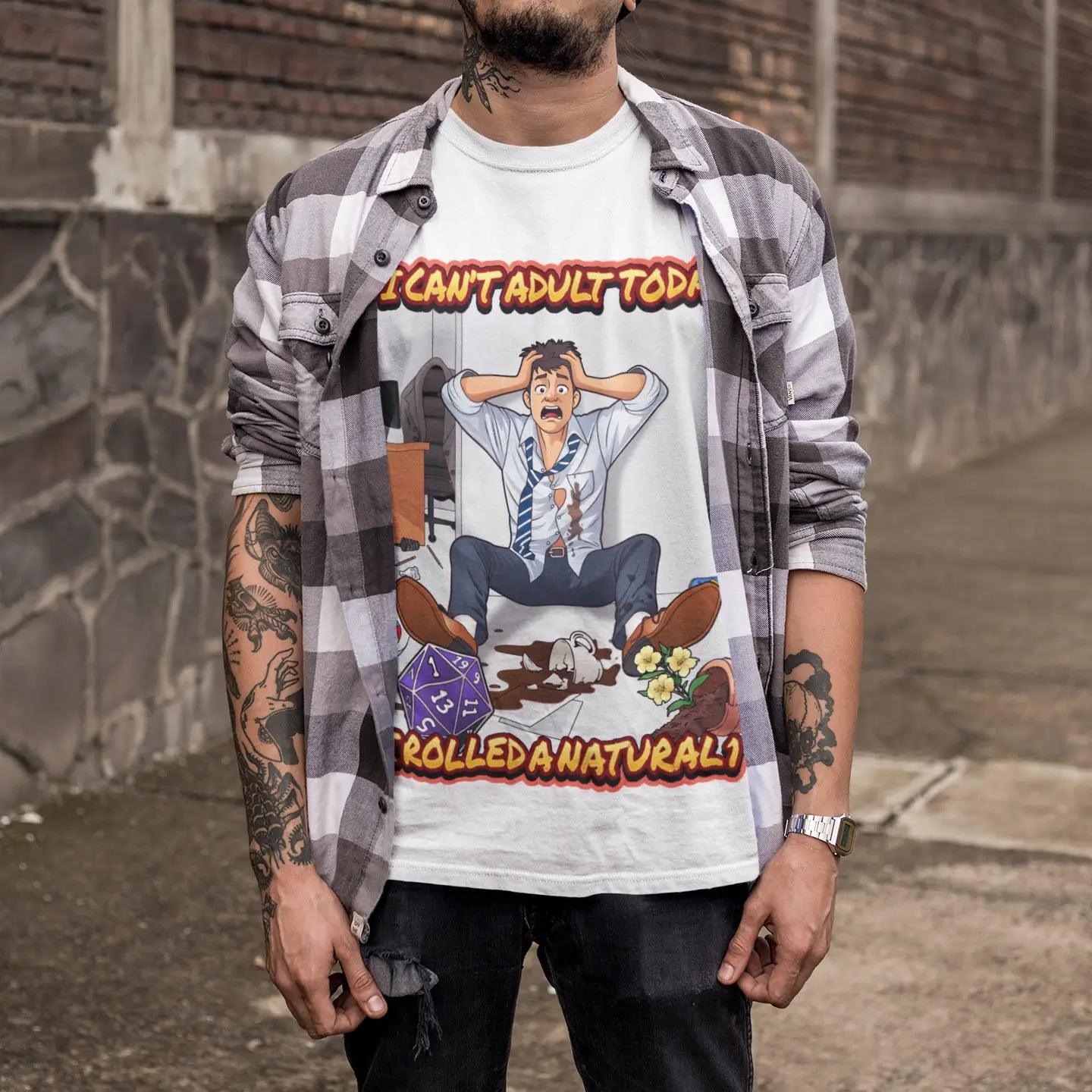 Critical Fail Roll - T-Shirt - GeekyGearing